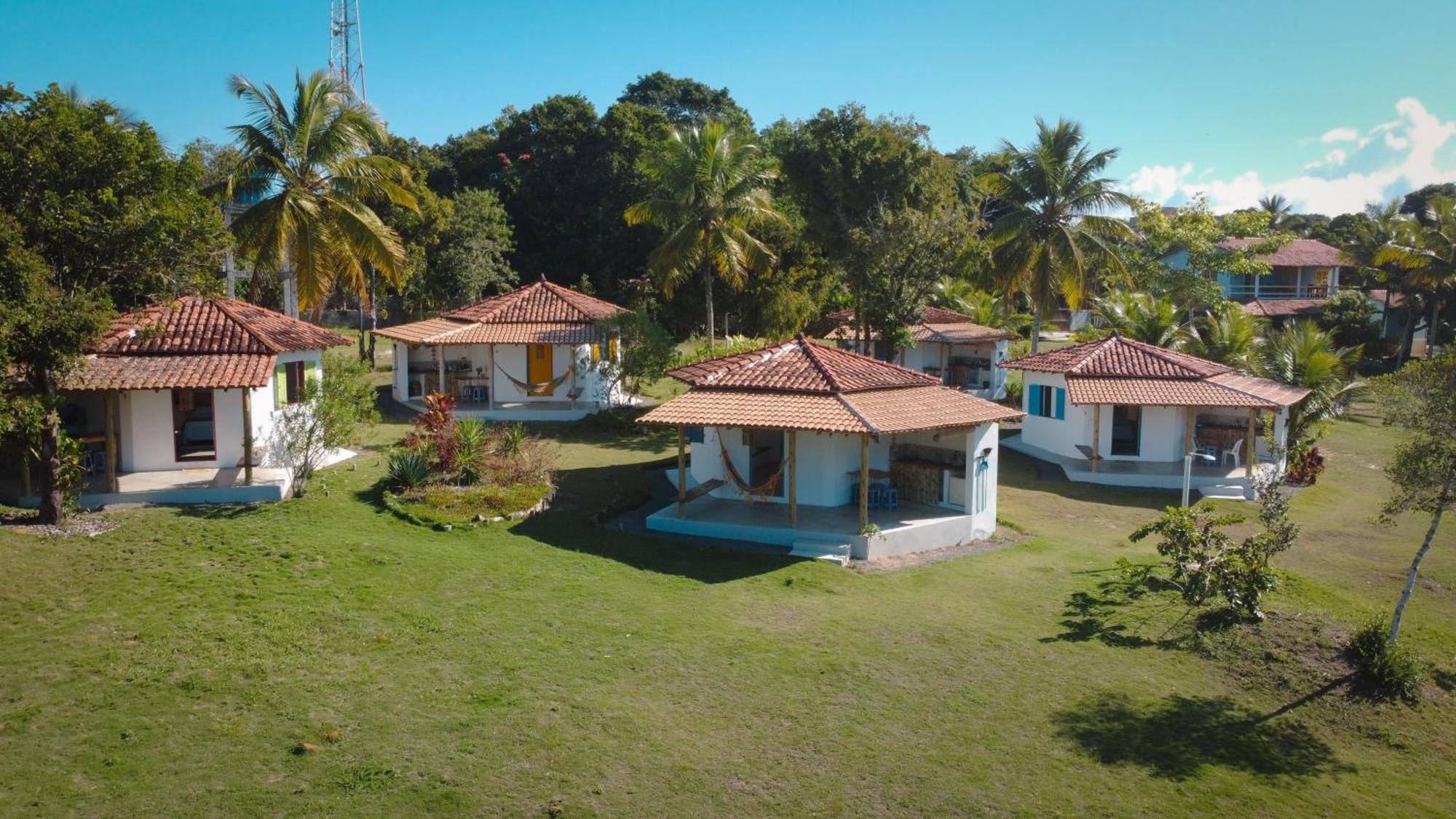 Canto Do Mar - Chales Com Vista Pro Mar - Cumuruxatiba Eksteriør bilde