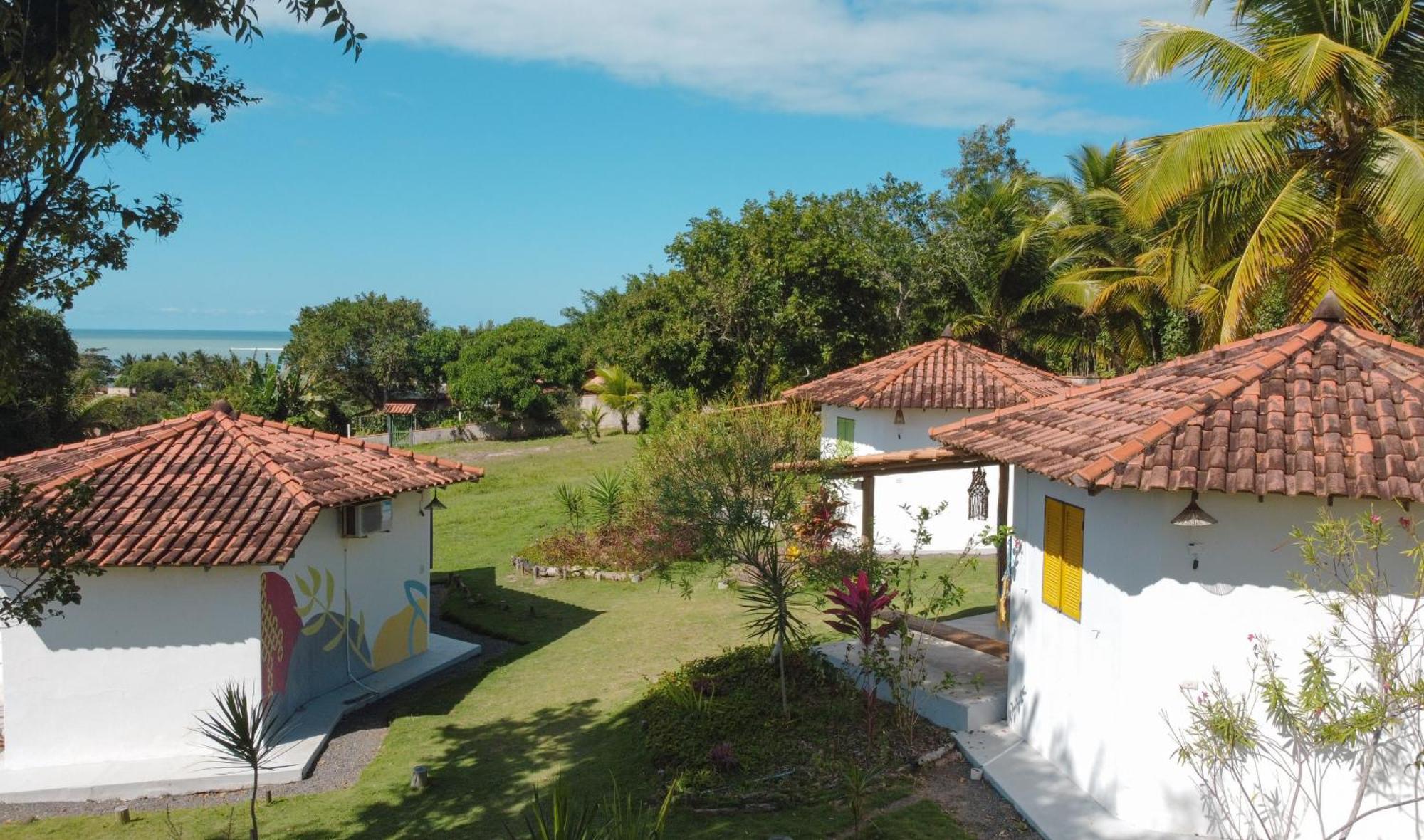 Canto Do Mar - Chales Com Vista Pro Mar - Cumuruxatiba Eksteriør bilde